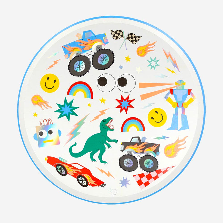 Assiettes Toy Story, déco amusante pour anniversaire enfant