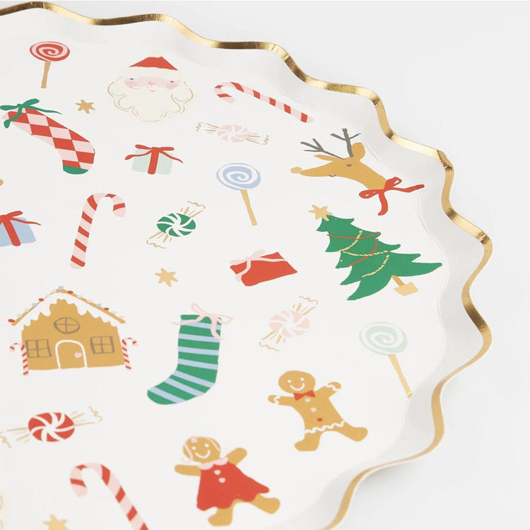 8 assiettes de Noël pour une table festive - Table de Noël