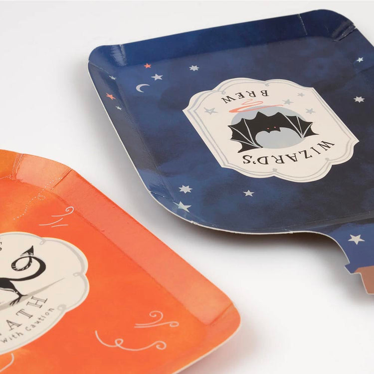 Assiettes en carton potion magique : deco table anniversaire harry potter