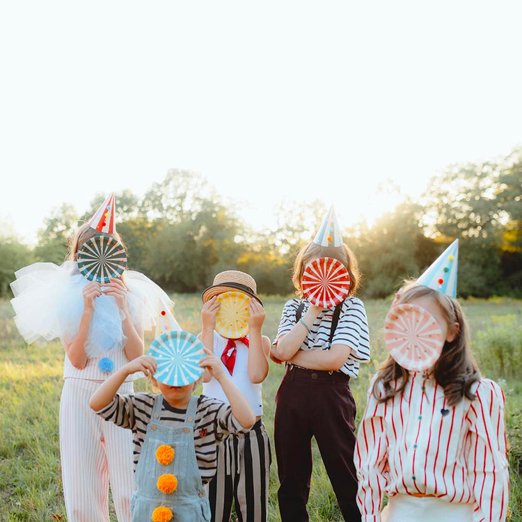 Assiettes carton cirque, idée de thÚme pour anniversaire enfant