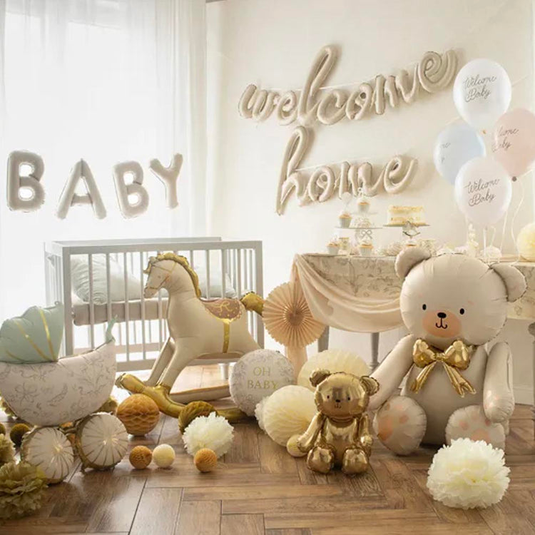Lettres ballon Baby pour annonce ou fĂȘte naissance