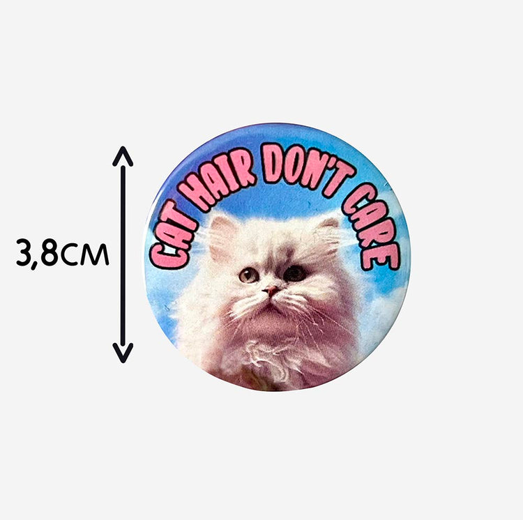 Badge chat persan : idée cadeau pochette surprise ou secret santa