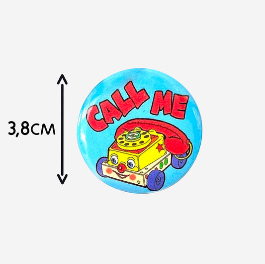 Badge jouet téléphone : idée cadeau pochette surprise ou secret santa