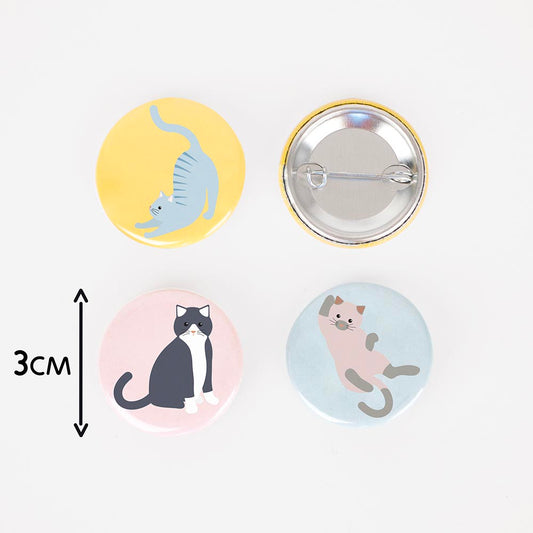 Badge chat pour anniversaire chat My Little Day