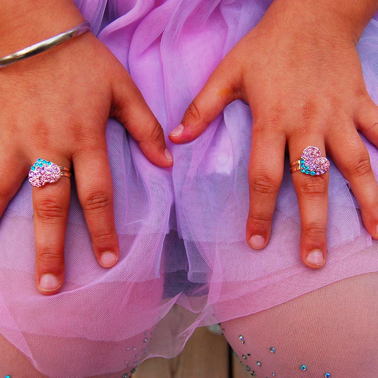 1 bague spinner printemps - idee cadeau pochette surprise