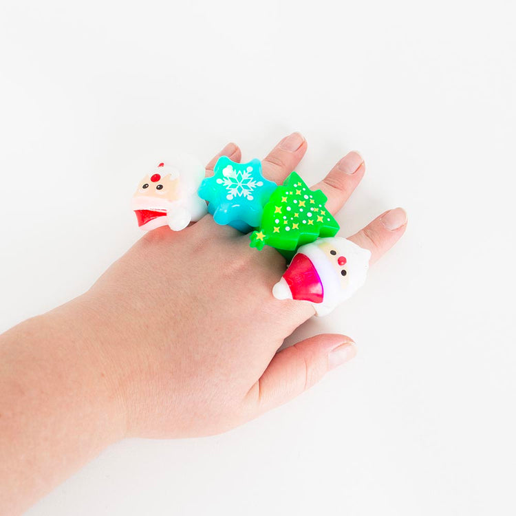 Bague de Noël lumineuse, cadeau féérique pour Noël
