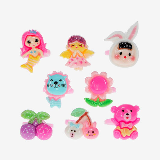 Bagues kawaï : idée pochette surprise anniversaire enfant