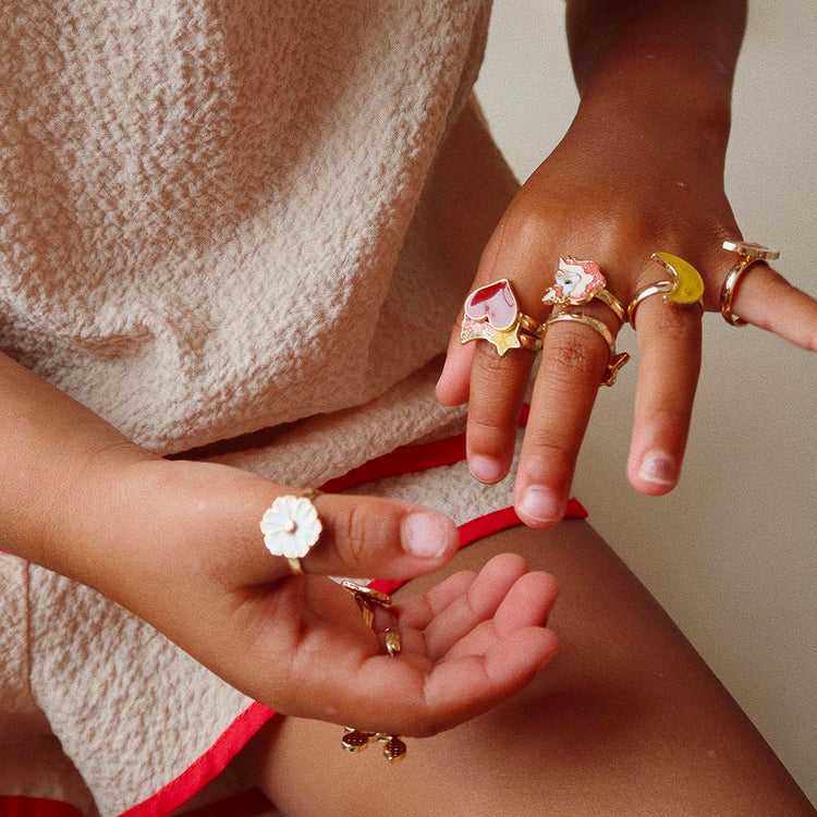 Bagues réglables licorne : idée cadeau calendrier de l'avent Noël enfant