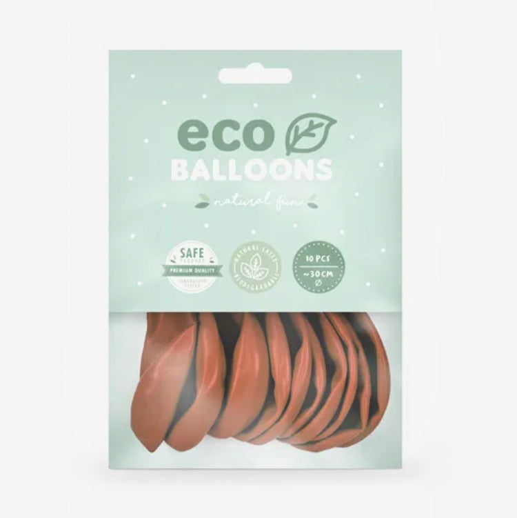 10 ballons de baudruche caramel : deco anniversaire cheval