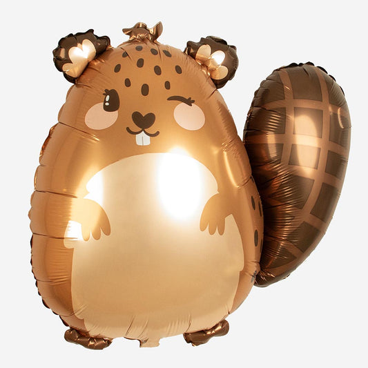 Ballon aluminium castor : decoration anniversaire originale