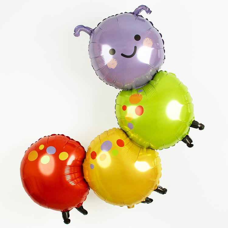 Ballon chenille mignonne : decoration anniversaire printemps