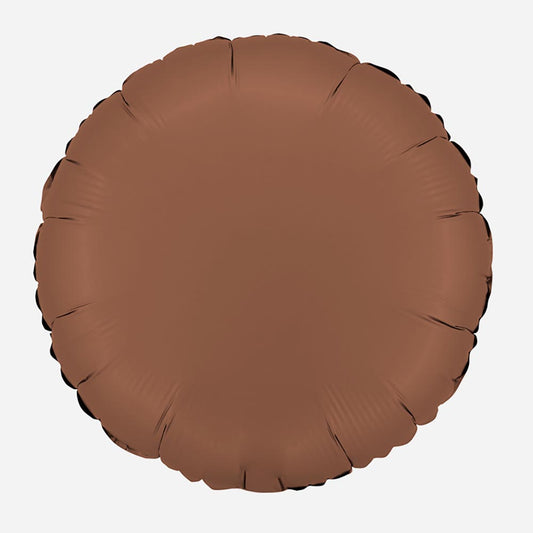 Ballon mylar pastille chocolat satin : deco anniversaire adulte