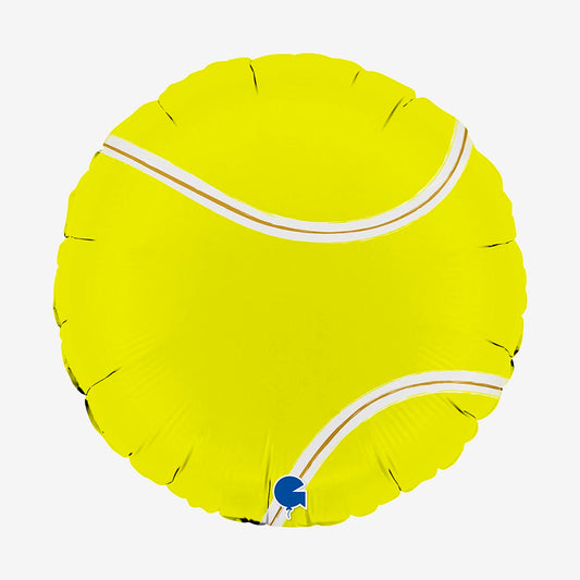 Ballon helium balle de tennis : decoration anniversaire sport