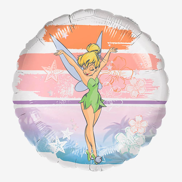 Ballon aluminium Fée Clochette : decoration anniversaire disney
