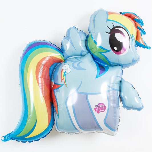 Ballon My Little Pony Rainbow Dash : decoration anniversaire cheval