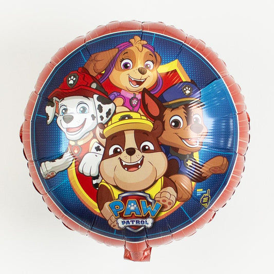 Ballon helium pour decoration anniversaire Pat Patrouille
