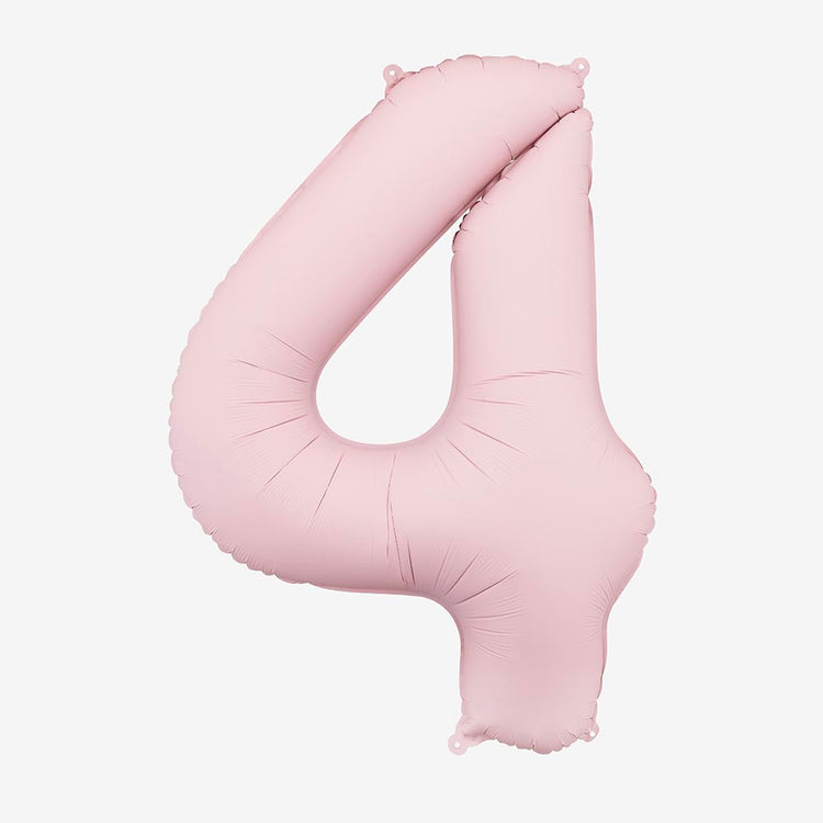 Déco chiffre XL rose pour anniversaire ou EVJF