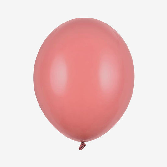 Un lot de 10 ballons vieux rose pour une déco romantique !