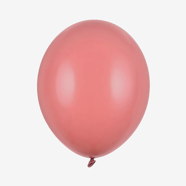 Un lot de 10 ballons vieux rose pour une déco romantique !