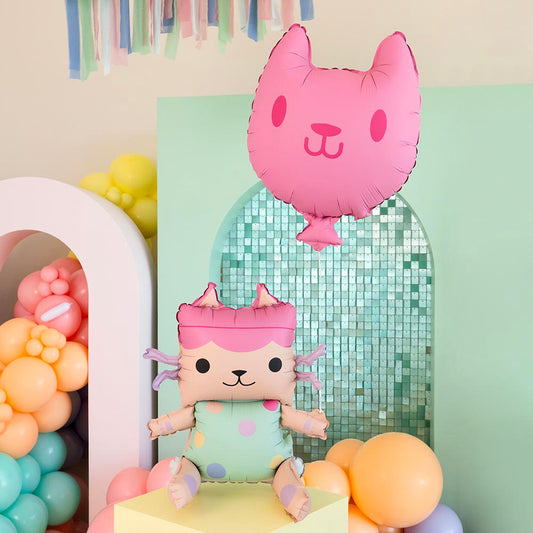 Ballon chaton avec ballon chat : fête enfant Gabby et la maison magique