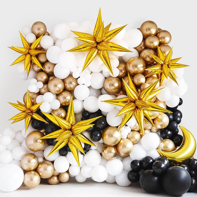 Décoration nouvel an : déco chic en noir, doré et champagne