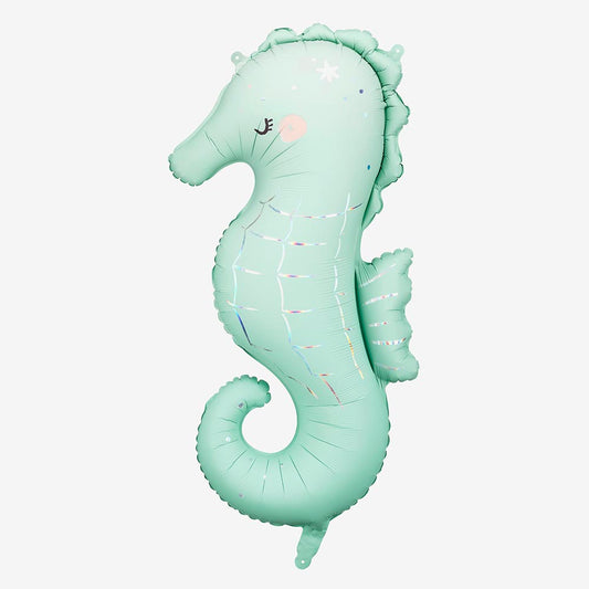 Ballon hippocampe, pour fête thème sirène ou océan