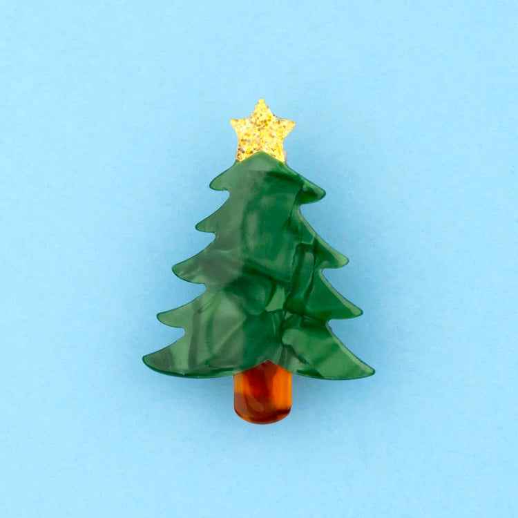 1 barrette sapin idéal pour mettre sous le sapin