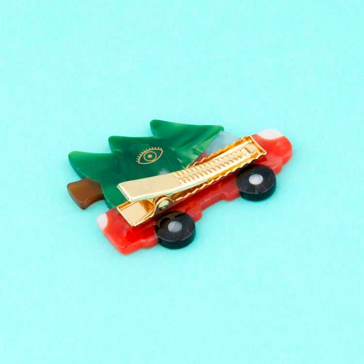 1 barrette voiture sapin : cadeau de Noël original