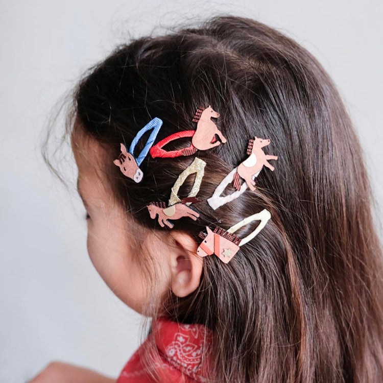 Barrettes cheval, cadeau pour anniversaire cheval