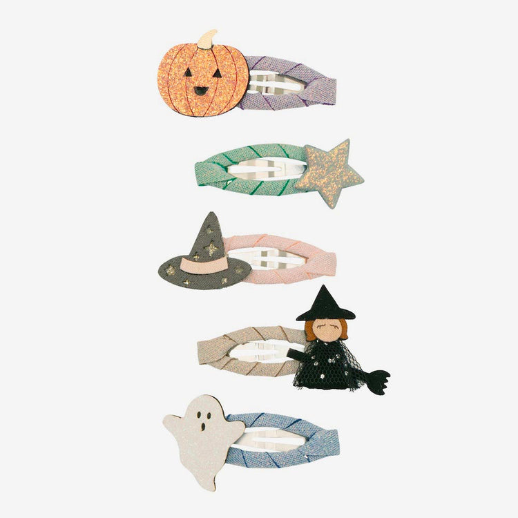 barrettes halloween à offrir en cadeau au enfants le 31 octobre