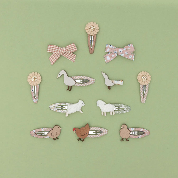 Détail de la fourrure des barrettes mouton Mimi et Lula