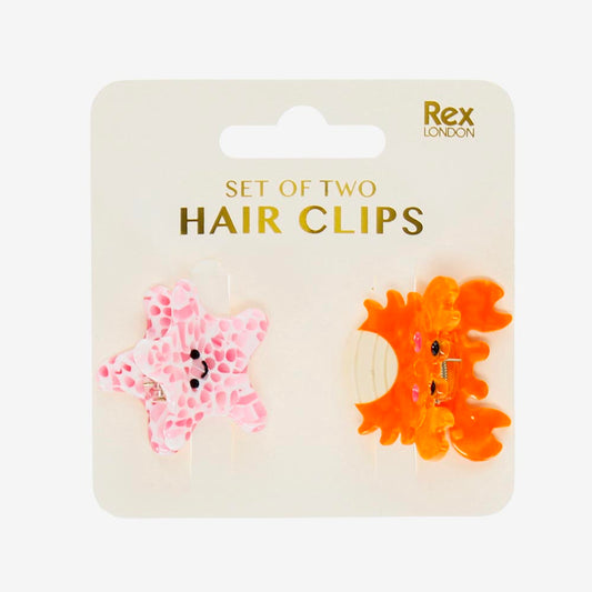 Mini pinces à cheveux crabe : idée cadeau anniversaire enfant