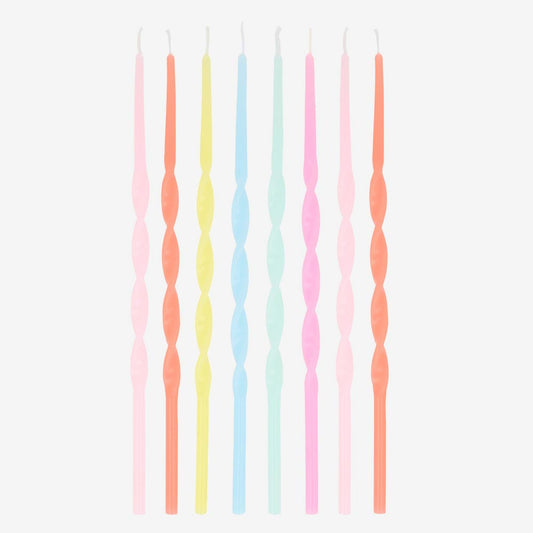 16 bougies pastel, un mélange de douceur pour vos célébrations