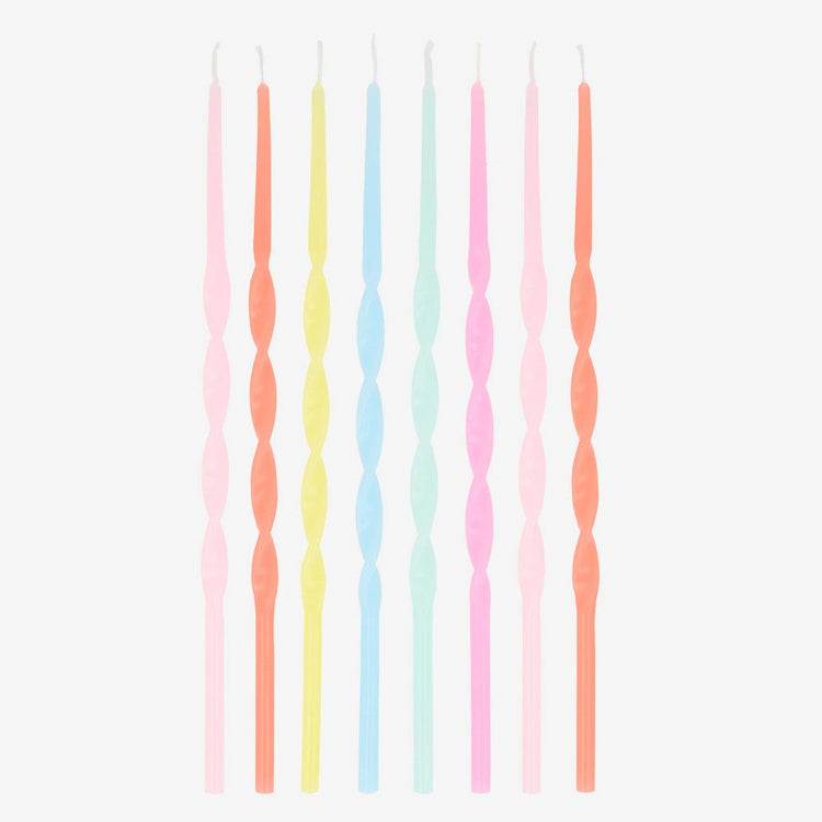 16 bougies pastel, un mélange de douceur pour vos célébrations