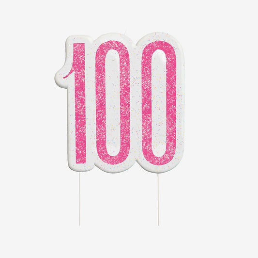 Bougie anniversaire nombre : decor gateau anniversaire 100 ans