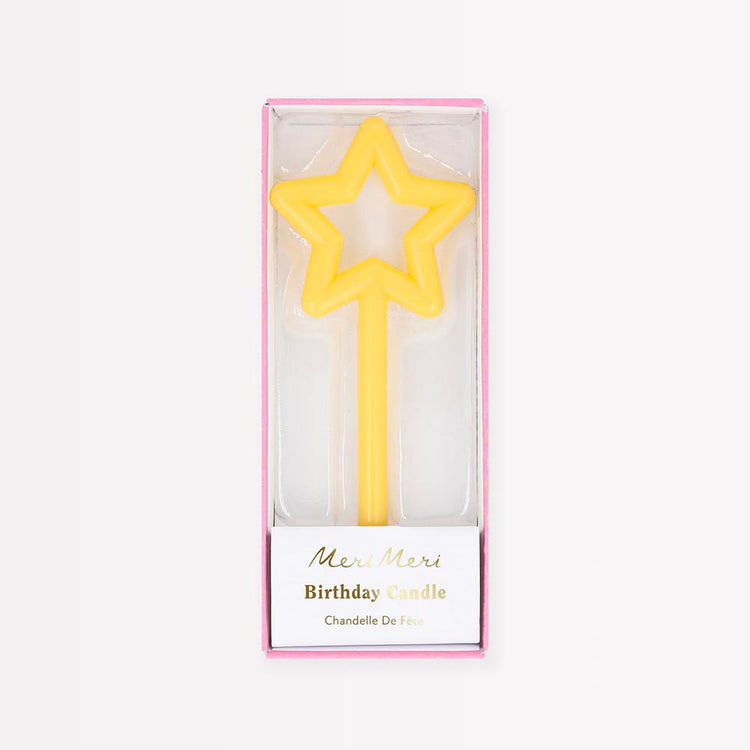 Bougie chiffre colorĂ©e, pour marquer lâĂąge sur un cupcake