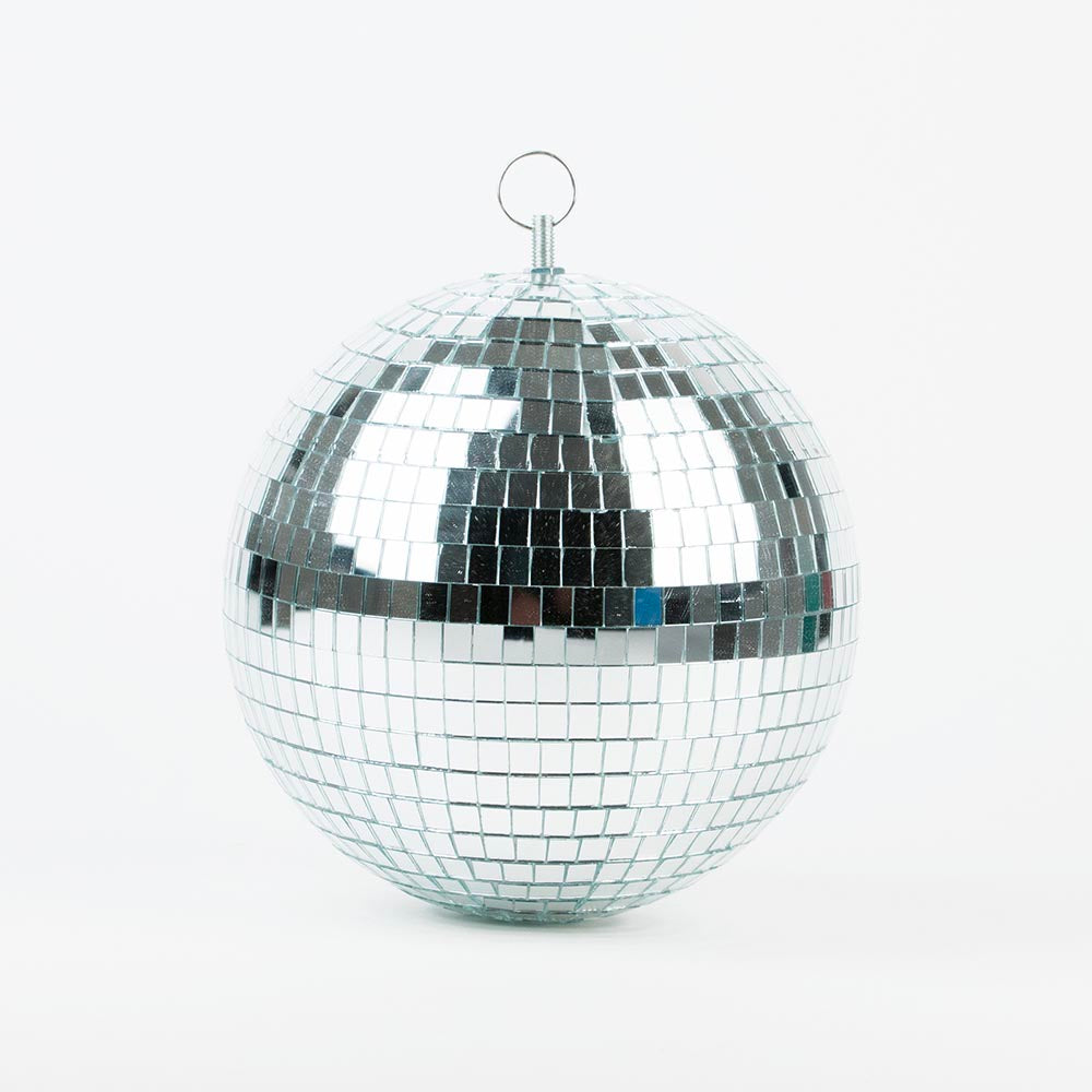 Boule disco argentée, Ø 30 cm | DecoWoerner