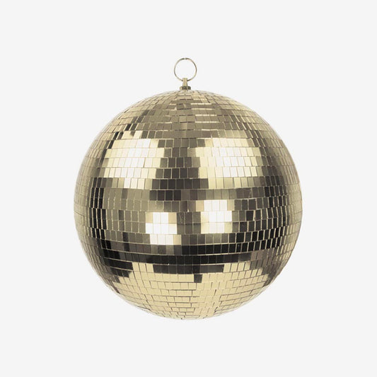 Boule à facettes 20 cm de couleurs rose