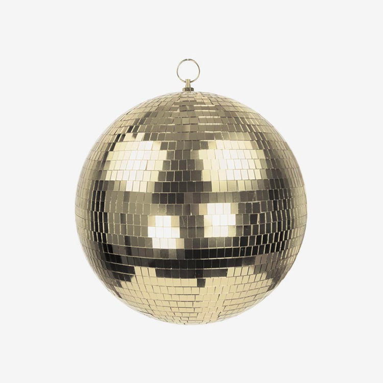 Boule à facettes 20 cm de couleurs rose