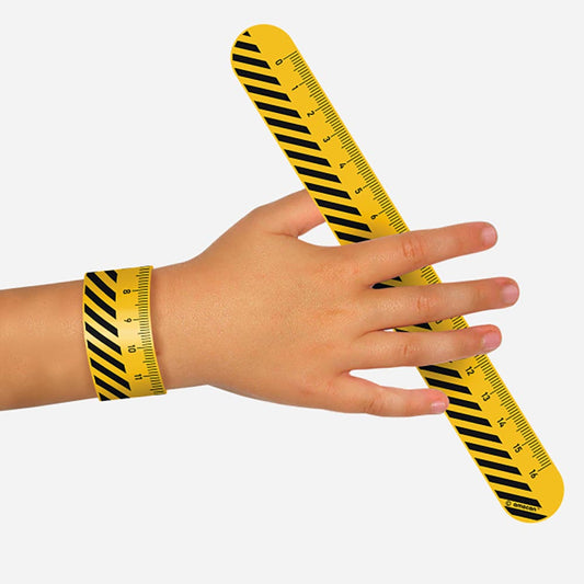 8 bracelets clap chantier : accessoire deguisement anniversaire