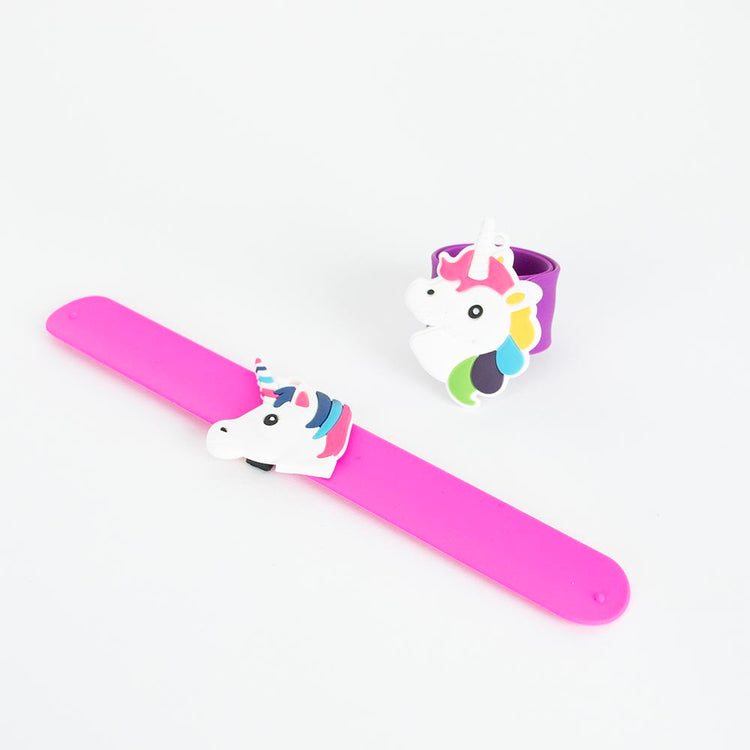 Bracelet slap licorne - cadeau pas cher enfant - Anniversaire fille