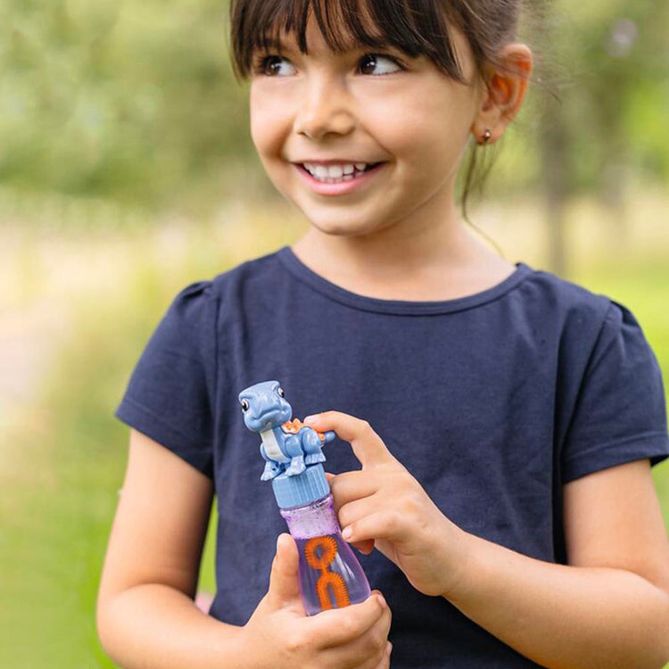 1 flacon bulles de savon dino à glisser dans une pochette d'anniversaire surprise