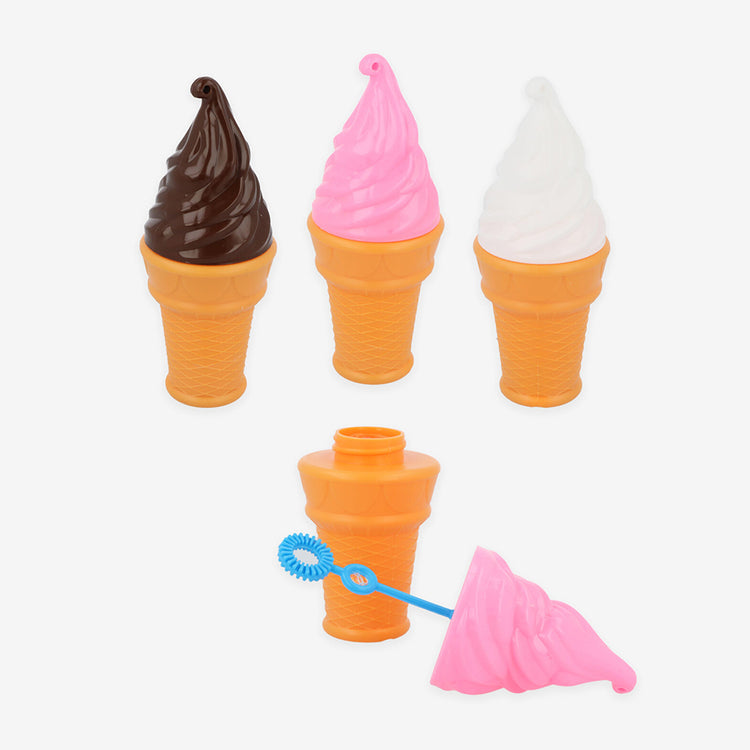 Bulle de savon en forme de glace pour animation d’été