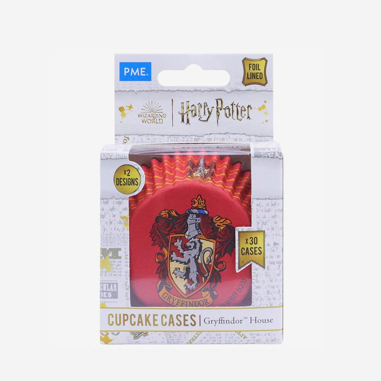 30 caissettes à cupcake Gryffondor pour fête d'anniversaire magique