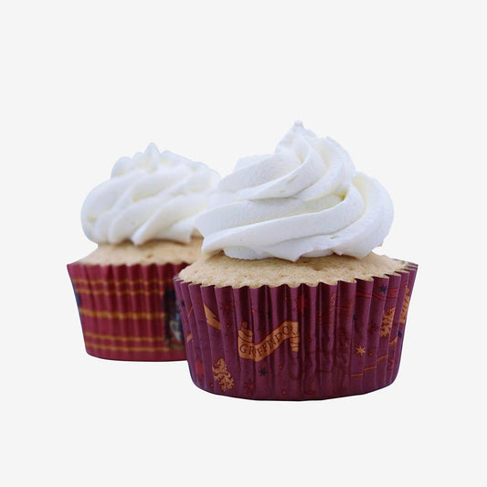 Caissettes à cupcakes Gryffondor, lot de 30, anniversaire Harry Potter