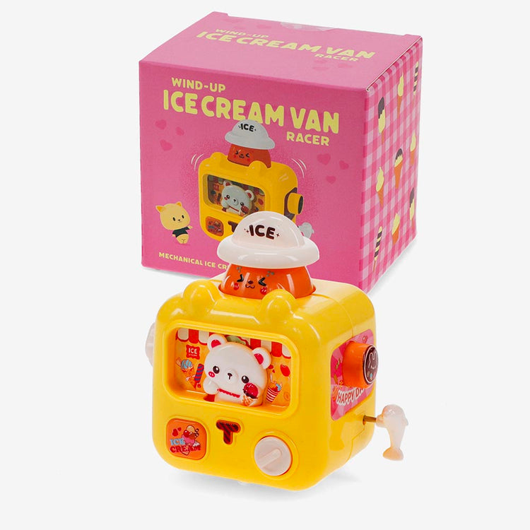 Petit camion de glace Kawaii jaune : cadeau enfant noel, calendrier de l'avent, anniversaire