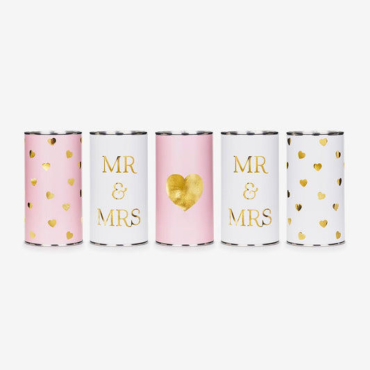 5 cannettes de mariage : decoration mariage originale et chic