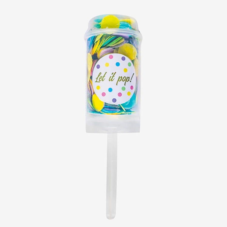 Canon Ă confettis pastel pour anniversaire, mariage et Carnaval