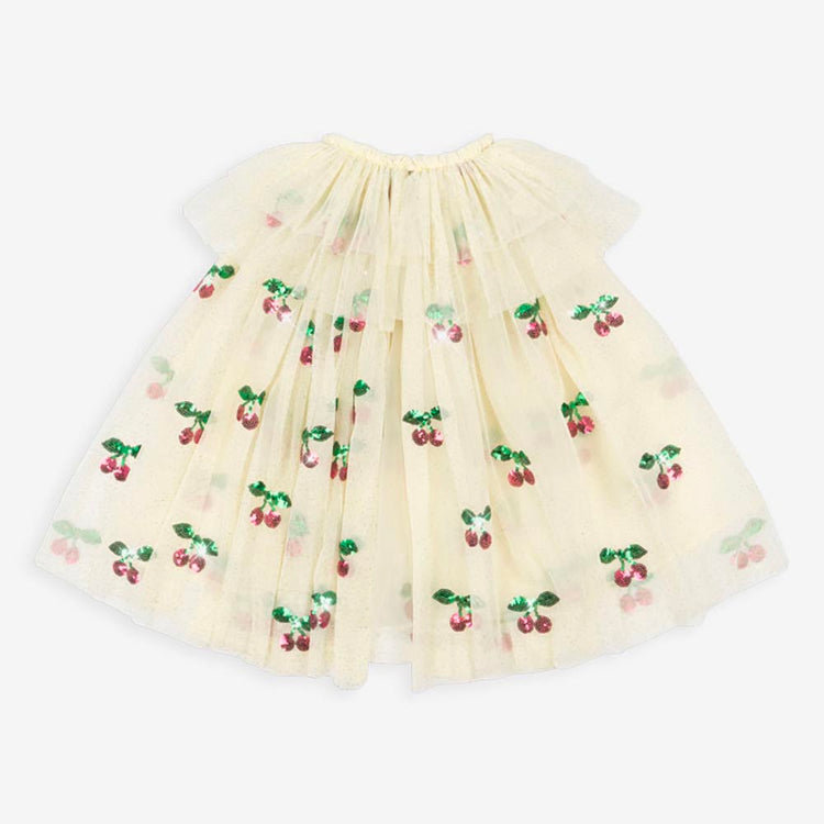 Cape cerises et baguette de fée : anniversaire fée enfant