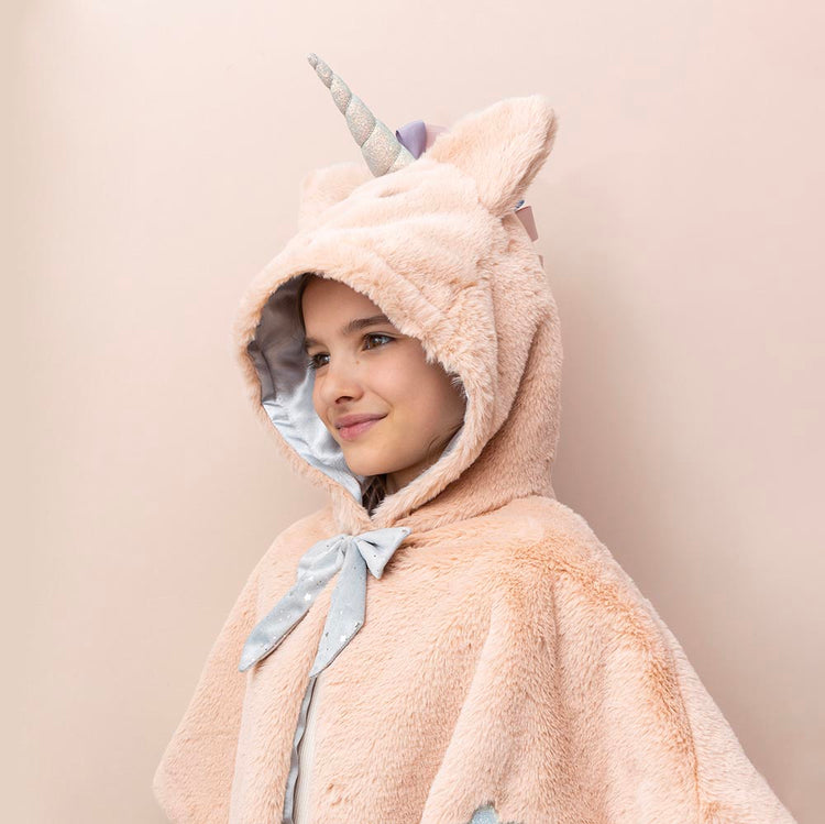 1 cape licorne déguisement pour carnaval et halloween
